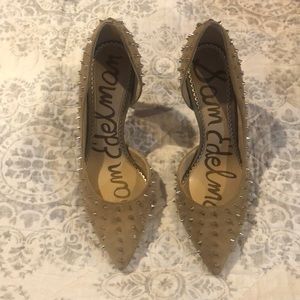 Sam Edelman Tan spike heels